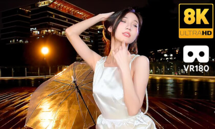 Shining in the rainy night VR Video Shining in the rainy night VR