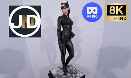 JND Catwoman Selina Kyle Statue 8K VR180 VR Video JND Catwoman Selina Kyle Statue 8K VR180 VR