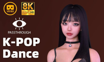 Lovely Girl K-PoP Dances - 8K 3D 180° VAM MMD Passthrough VR Video Lovely Girl K-PoP Dances - 8K 3D 180° VAM MMD Passthrough VR