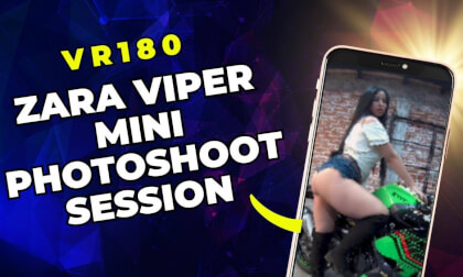 Zara Viper Mini photo shoot VR Video Zara Viper Mini photo shoot VR
