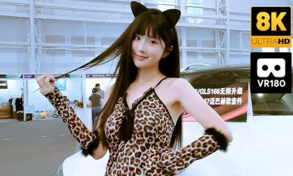 Auto show girl Xiaoqiao, Dongguan AIT Auto Show in China 2024 Auto show girl Xiaoqiao, Dongguan AIT Auto Show in China 2024