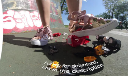 Girl destroys a large fire engine car V3d 180 VR -  Full Clip Download Link in the Description VR Video Girl destroys a large fire engine car V3d 180 VR -  Full Clip Download Link in the Description VR