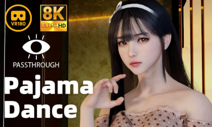 Pajama Girl J-Pop Dance - 8K 3D 180° VAM MMD Passthrough VR Video Pajama Girl J-Pop Dance - 8K 3D 180° VAM MMD Passthrough VR