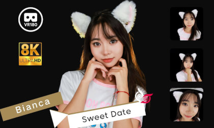 Model - Bianca Part 2 Sweet Date 8K 3D VR180 ASMR VR Video Model - Bianca Part 2 Sweet Date 8K 3D VR180 ASMR VR