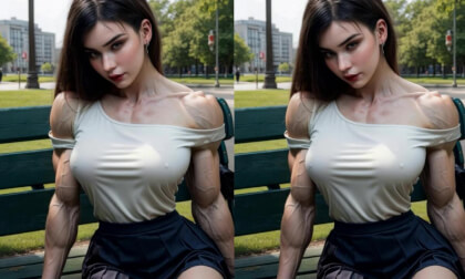 Gym Girl in the Park (3D SBS) VR Video Gym Girl in the Park (3D SBS) VR