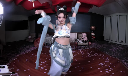 狸妖妖20241203001 胡旋舞 3D VR 180 8K VR Video 狸妖妖20241203001 胡旋舞 3D VR 180 8K VR