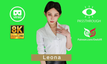 Leona - 8K - Passthrough Dance VR Video Leona - 8K - Passthrough Dance VR