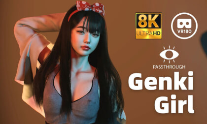 Genki Girl Dance - 8K 3D 180° VAM MMD Passthrough VR Video Genki Girl Dance - 8K 3D 180° VAM MMD Passthrough VR