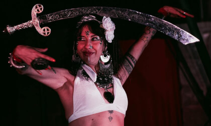 Ancient Dance & Blazing Blades: Tribal Fusion at the Mystic Fire Festival VR Video Ancient Dance & Blazing Blades: Tribal Fusion at the Mystic Fire Festival VR