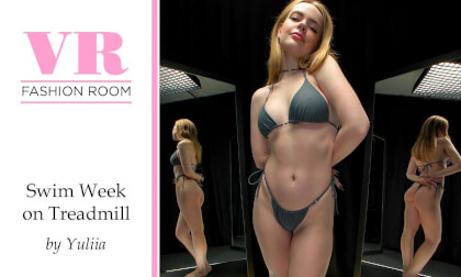 VR Fashion Room. Swim Week on the Treadmill by Yuliia VR Video VR Fashion Room. Swim Week on the Treadmill by Yuliia VR