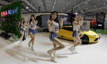 Dance at the booth of USA Kppf VR Video Dance at the booth of USA Kppf VR