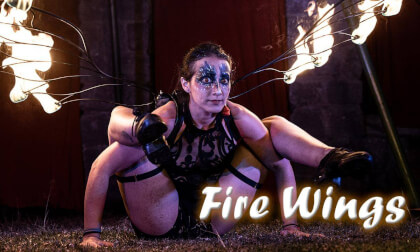 Fire Wings: Contortion & Aerial Lyra Fire Wings: Contortion & Aerial Lyra