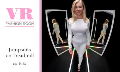 VR Fashion Room. Jumpsuits on the Treadmill by Vika VR Video VR Fashion Room. Jumpsuits on the Treadmill by Vika VR