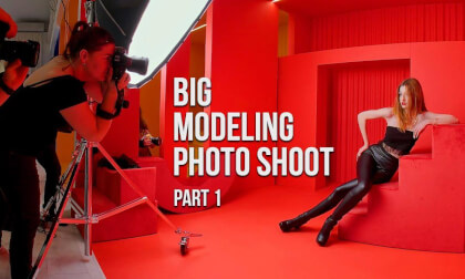 Big Modeling Photoshoot at Geometry Place. Part 1 VR Video Big Modeling Photoshoot at Geometry Place. Part 1 VR