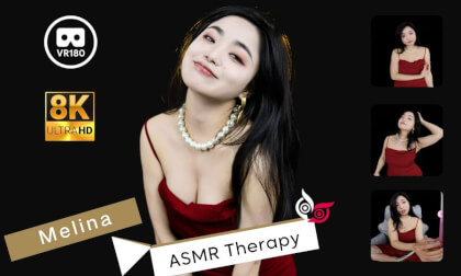 Model Melina Part 2 "ASMR Therapy" 8K 3D VR180 ASMR VR Video Model Melina Part 2 "ASMR Therapy" 8K 3D VR180 ASMR VR