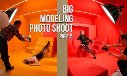 Big Modeling Photoshoot at Geometry Place. Part 5 VR Video Big Modeling Photoshoot at Geometry Place. Part 5 VR