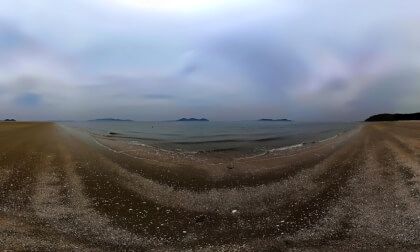 Baram-arae beach in Tae-an national park Baram-arae beach in Tae-an national park