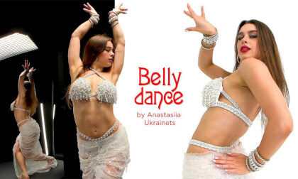 Belly Dance by Anastasiia Ukrainets - Black & White VR Video Belly Dance by Anastasiia Ukrainets - Black & White VR