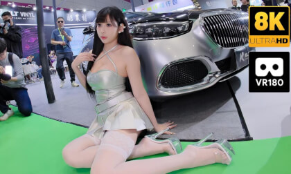 Auto show beauty 雯粥粥, Shenzhen Cool Car Show 2025 VR Video Auto show beauty 雯粥粥, Shenzhen Cool Car Show 2025 VR