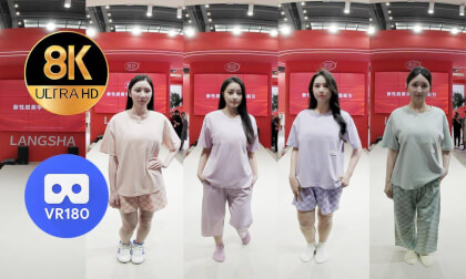 Central position view of Langsha Show part II VR Video Central position view of Langsha Show part II VR