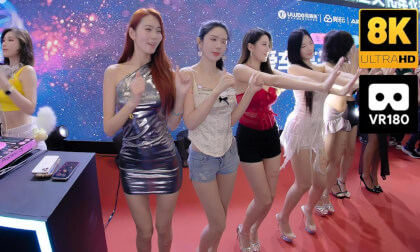 Dance with the Chinese auto show girls VR Video Dance with the Chinese auto show girls VR