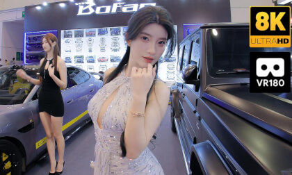 Auto show girl BB酱, Suzhou GT SHOW in China 2025 VR Video Auto show girl BB酱, Suzhou GT SHOW in China 2025 VR