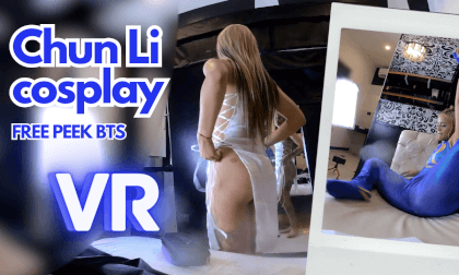 Chun Li Street Fighter Cosplay in VR - Behind of a SEXY VR Production VR Video Chun Li Street Fighter Cosplay in VR - Behind of a SEXY VR Production VR