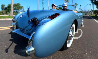 1957 Corvette cruising around Dunedin Florida 1957 Corvette cruising around Dunedin Florida