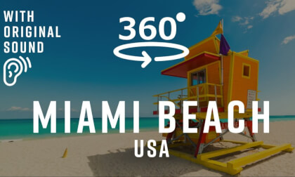Miami Beach Walk | 360° Oceanfront Tour VR Video Miami Beach Walk | 360° Oceanfront Tour VR