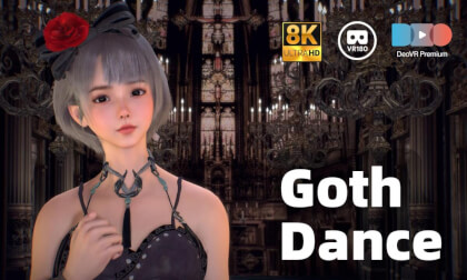 Gothic Girl Dance 8K CGI Passthrough VR Video Gothic Girl Dance 8K CGI Passthrough VR