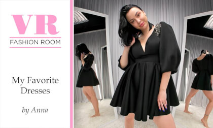 Anna`s Favorite Dresses in VR Fashion Room VR Video Anna`s Favorite Dresses in VR Fashion Room VR