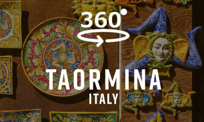 Taormina, Italy 🇮🇹 | Walking Tour 360° VR Video Taormina, Italy 🇮🇹 | Walking Tour 360° VR