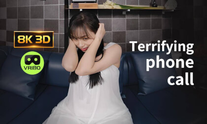 That's too scary!! Avril received a terrible phone call. VR Video That's too scary!! Avril received a terrible phone call. VR