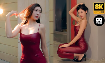 Chinese Supermodel Yezi, Outdoor shot ep02 VR Video Chinese Supermodel Yezi, Outdoor shot ep02 VR