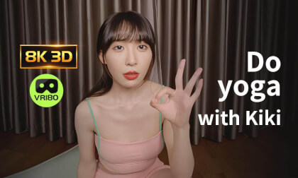 Kiki, who loves yoga, has a great figure. Kiki, who loves yoga, has a great figure.