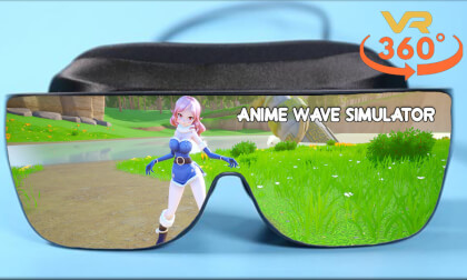 Anime Wave Simulator 360° VR Video Anime Wave Simulator 360° VR