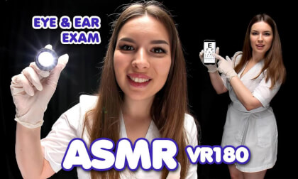 Eye & Ear Examination by Olena - ASMR VR180 POV Eye & Ear Examination by Olena - ASMR VR180 POV
