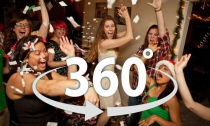 360° Virtual Reality House Party Video - Look Around! 360° Virtual Reality House Party Video - Look Around!