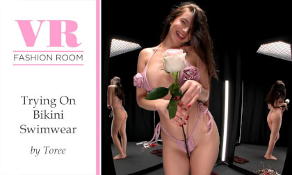 Toree Tries On Bikini Swimwear VR Video Toree Tries On Bikini Swimwear VR