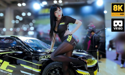 Chinese Race queen 雯粥粥01, Suzhou GT SHOW in China 2025 VR Video Chinese Race queen 雯粥粥01, Suzhou GT SHOW in China 2025 VR