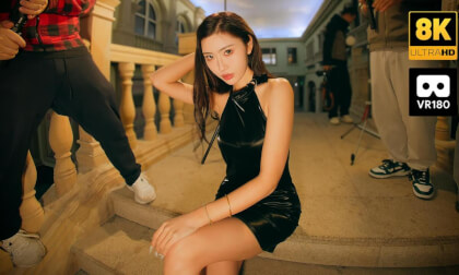 Chinese Supermodel Yezi, Outdoor shot ep03 VR Video Chinese Supermodel Yezi, Outdoor shot ep03 VR