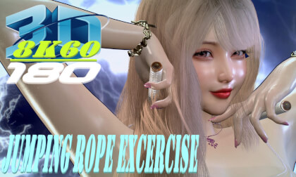 Jumping Rope Excercise, 8K 3D VR180, Song - Jumping Rope, MMD, VaM, kpop, ダンス, 60FPS, 3DVR Jumping Rope Excercise, 8K 3D VR180, Song - Jumping Rope, MMD, VaM, kpop, ダンス, 60FPS, 3DVR