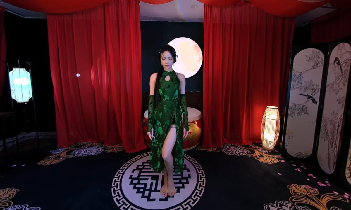 狸妖妖liyaoyao 20250527001 桃花旗袍 3D VR 180 8K cover