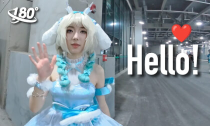 (3D VR180)Bilibili World Anime & Comic Exhibition VR Video (3D VR180)Bilibili World Anime & Comic Exhibition VR
