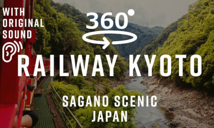 Sagano Scenic Railway – Kyoto, Japan 🇯🇵 | Train Ride 360° VR Video Sagano Scenic Railway – Kyoto, Japan 🇯🇵 | Train Ride 360° VR