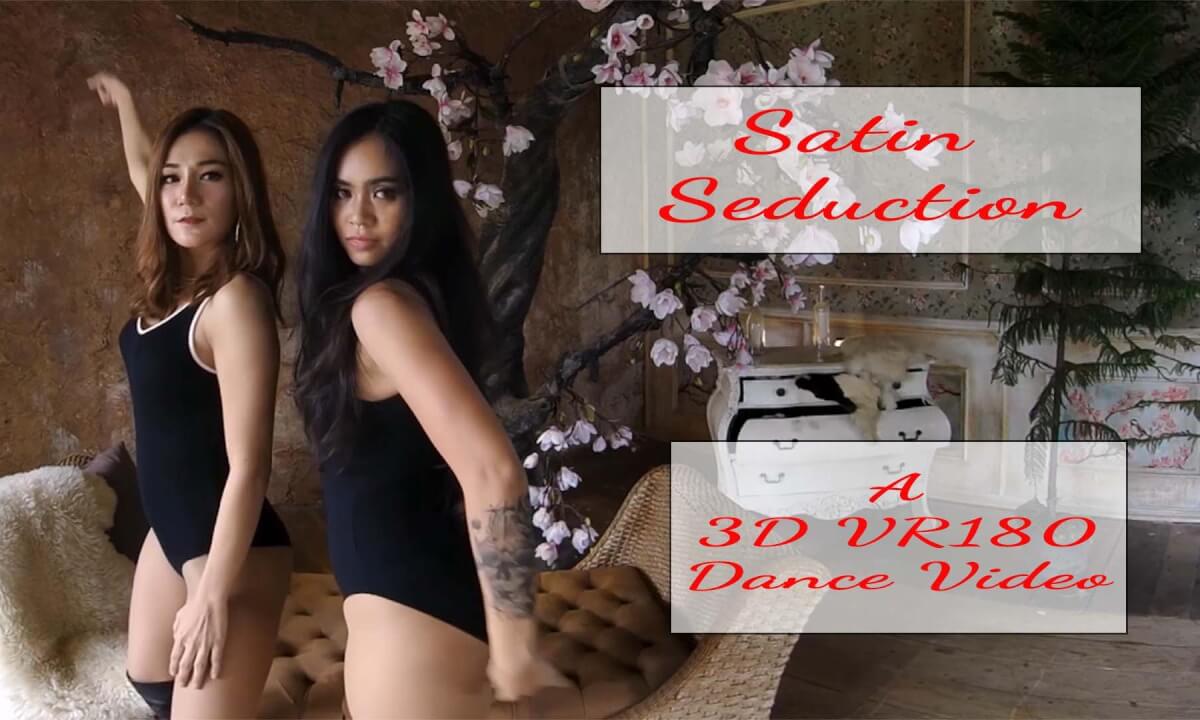 Satin Seduction VR Girls Dancing Miss Aum & Dear VR180 3D cover