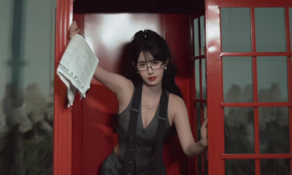 A charming model A charming model