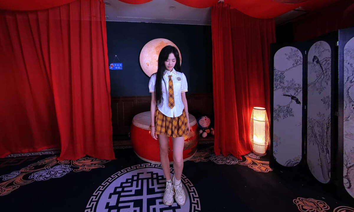 狸妖妖liyaoyao 20250620001 桃花旗袍 3D VR 180 8K cover