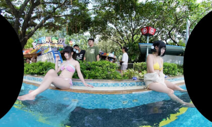 Swimsuits in Chimelong Water Park VR Video Swimsuits in Chimelong Water Park VR