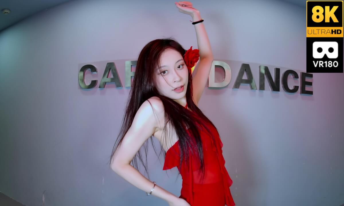 Zhuangzhuang in Red Dress Is Stunning cover